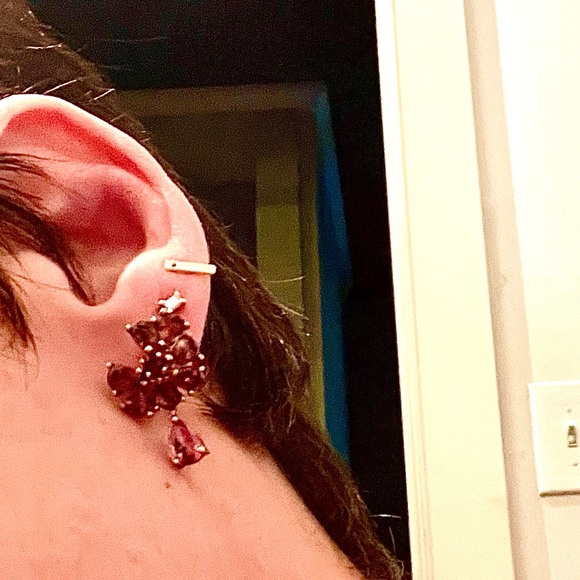 Pink Tourmaline earrings. Gold vermeil lever back. Stunning. - Picture 8 of 9